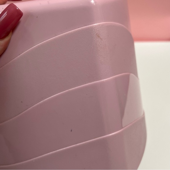 Vintage retro art deco funky pink tissue box cover - Picture 3 of 7